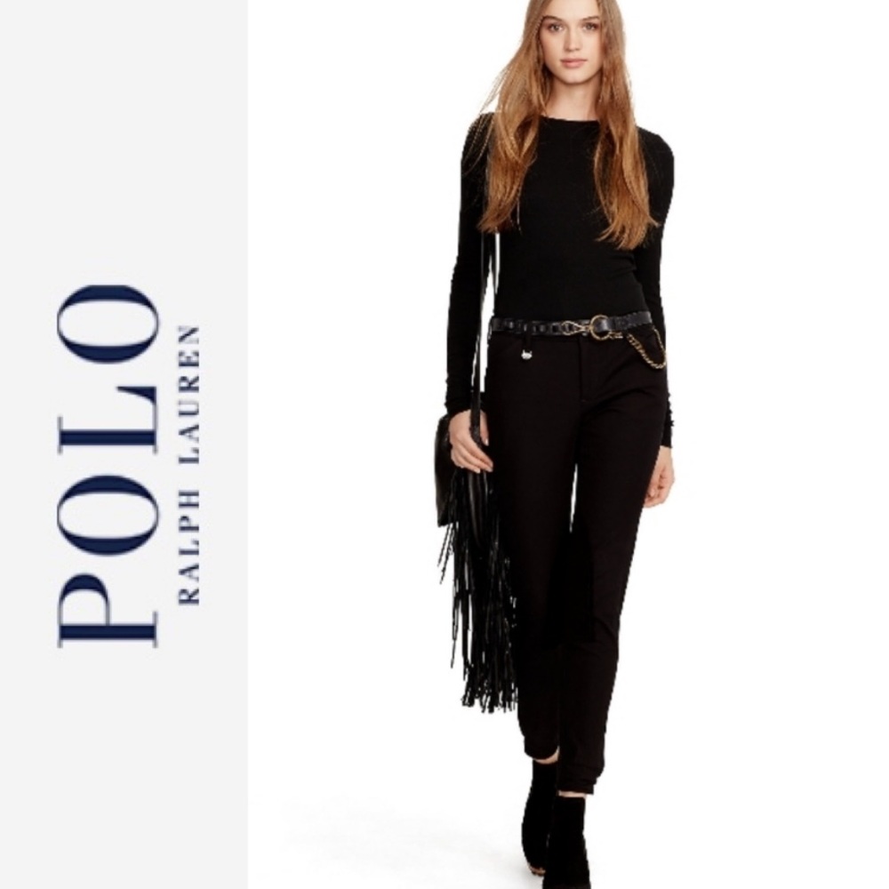 NWT Polo Ralph Lauren Jodhpur Pant in Polo Black 10